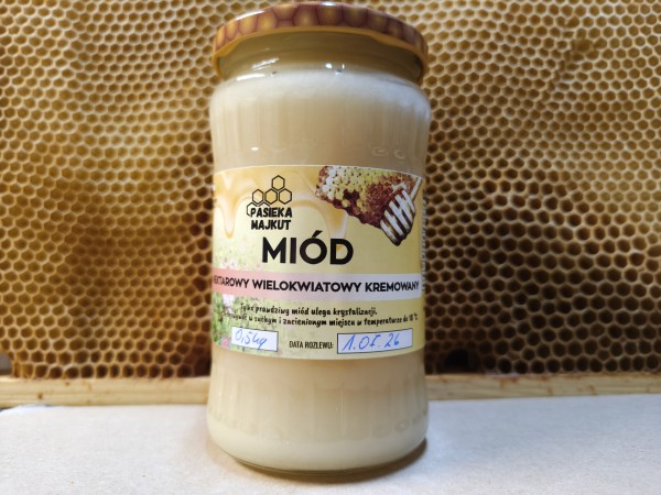 Miód wielokwiatowy kremowany 0.5 kg