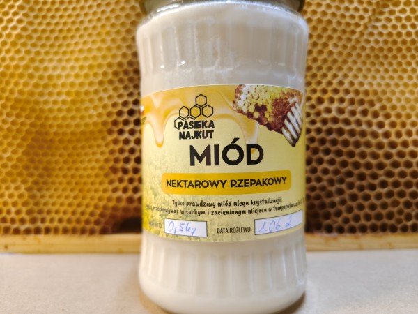 Miód rzepakowy 0,5 kg